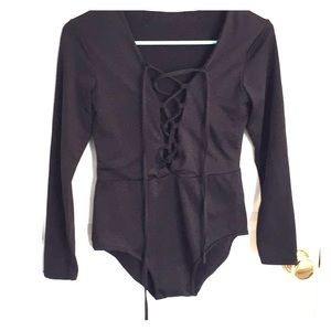 Lace Up Bodysuit